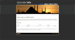 Desktop Screenshot of dzamije.info